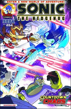 Sonic the Hedgehog (1993) issue 254 Ben Bates Inter-Connecting Cover