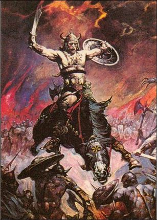 Frazetta (Base Set) card 17 Berserker