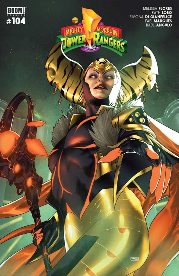Mighty Morphin Power Rangers issue 104 Taurin Clarke Cover