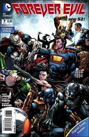 Forever Evil issue 7-C Unbagged David Finch Cover Combo Pack