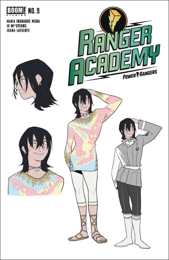 Ranger Academy issue 9-B Jo Mi-Gyeong Character Design Cover