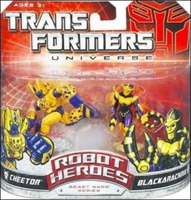 Transformers: Robot Heroes figure 18 Cheetor & Blackarachnia