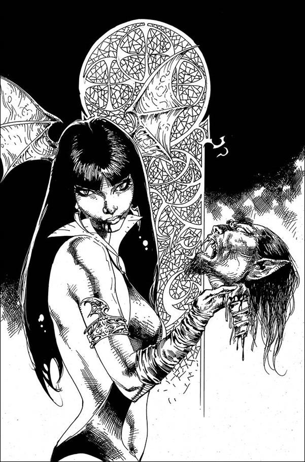 Vengeance of Vampirella (2019) issue 15-J Roberto Castro 1:21 Black & White Virgin Cover