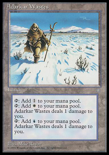 Magic the Gathering: Ice Age (Base Set) card 351 Adarkar Wastes