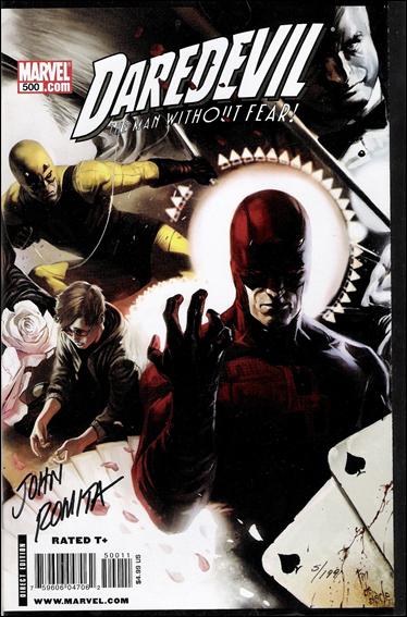 Daredevil (1964) issue 500-I DF Djurdjevic Cover (Signed by John Romita) 1/199