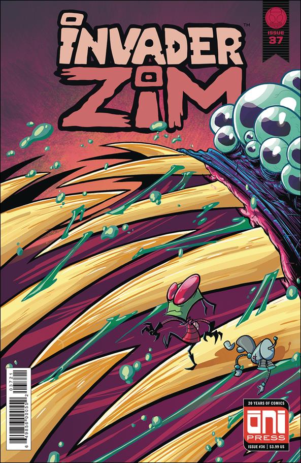 Invader Zim issue 37-B "Teeth" Cover