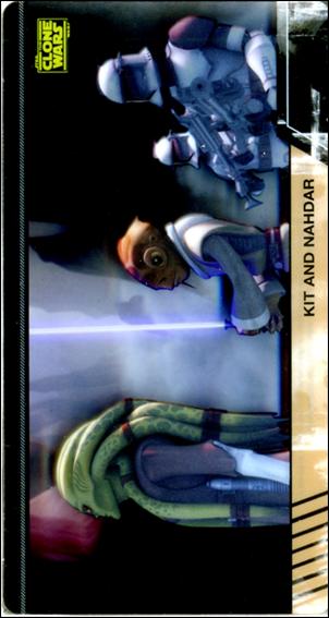 Star Wars: The Clone Wars Widevision (Animation Clear Cels Subset) card 3 Kit and Nahdar