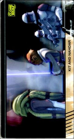 Star Wars: The Clone Wars Widevision (Animation Clear Cels Subset) card 3 Kit and Nahdar