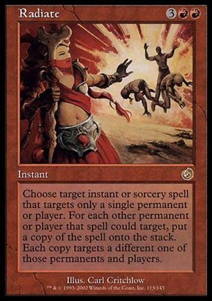 Magic the Gathering: Torment (Base Set) card 113 Radiate