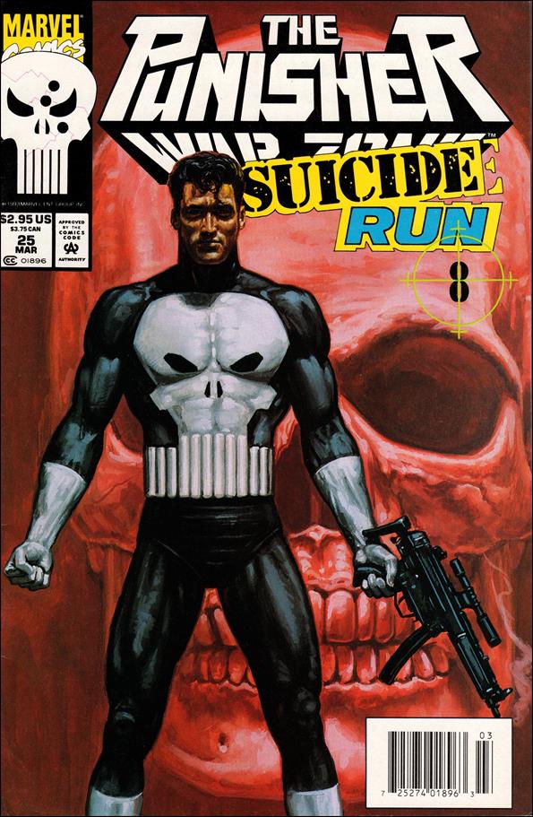 Punisher: War Zone (1992) issue 25-B Newsstand Edition/Price Variant