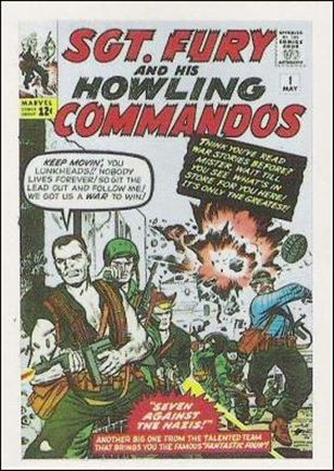 Marvel Super Heroes First Issue Covers (Base Set) card 3 Sgt. Fury