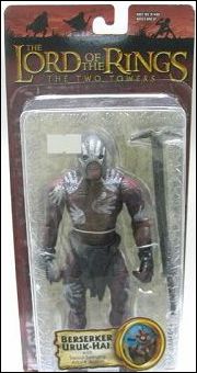 Lord of the Rings (Trilogy) figure 30 Uruk-Hai (Beserker)