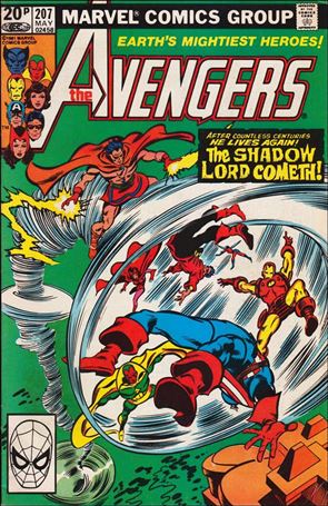 Avengers (1963) issue 207-B UK Price Cover