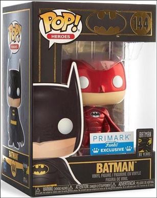 POP! Heroes figure 144-O Batman (Red Metallic) Primark Exclusive