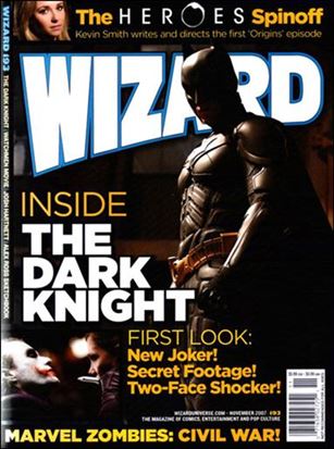 Wizard: The Magazine of Comics, Entertainment and Pop Culture issue 193-B Dark Knight Cover