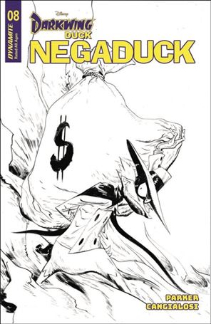 Negaduck issue 8-F Jae Lee 1:10 Line Art Cover