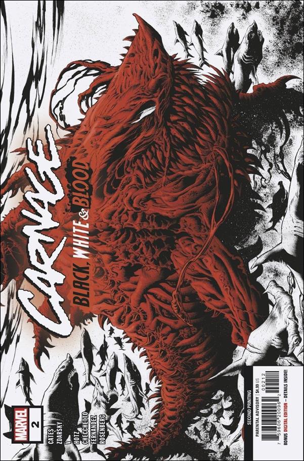 Carnage: Black, White & Blood issue 2-D Kyle Hotz Cover (2nd Printing)