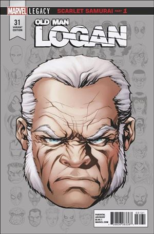 Old Man Logan (2016) issue 31-C Mike McKone 1:10 Headshot Cover