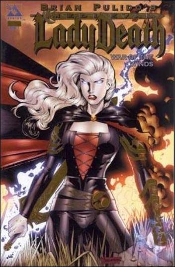 Brian Pulido's Medieval Lady Death: War of the Winds issue 1-G Gold Foil Cover