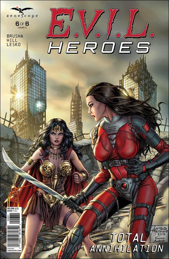 E.V.I.L. Heroes issue 6-C Alfredo Reyes Cover