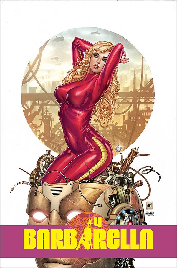 Barbarella (2021) issue 4-K Mike Krome 1:15 Cover