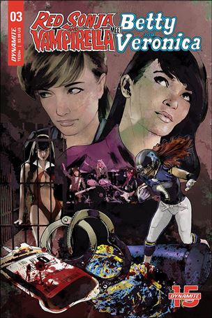 Red Sonja and Vampirella Meet Betty and Veronica issue 3-E Cat Staggs Cover
