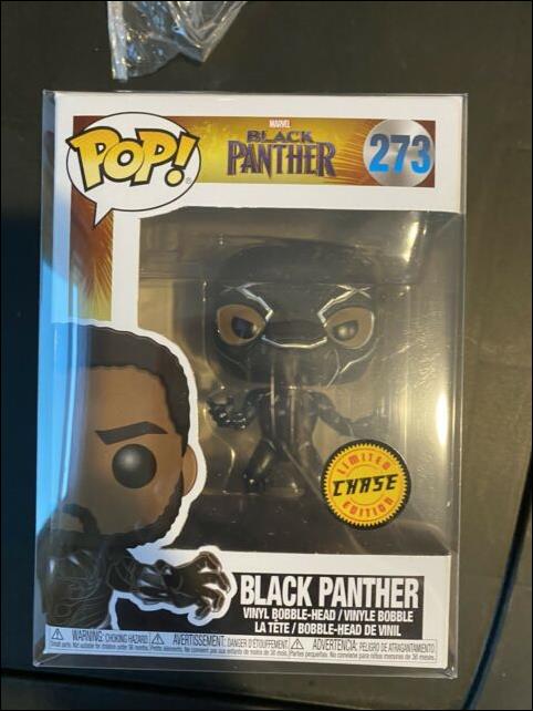 POP! Marvel figure 273-B Black Panther (Limited Chase Edition)
