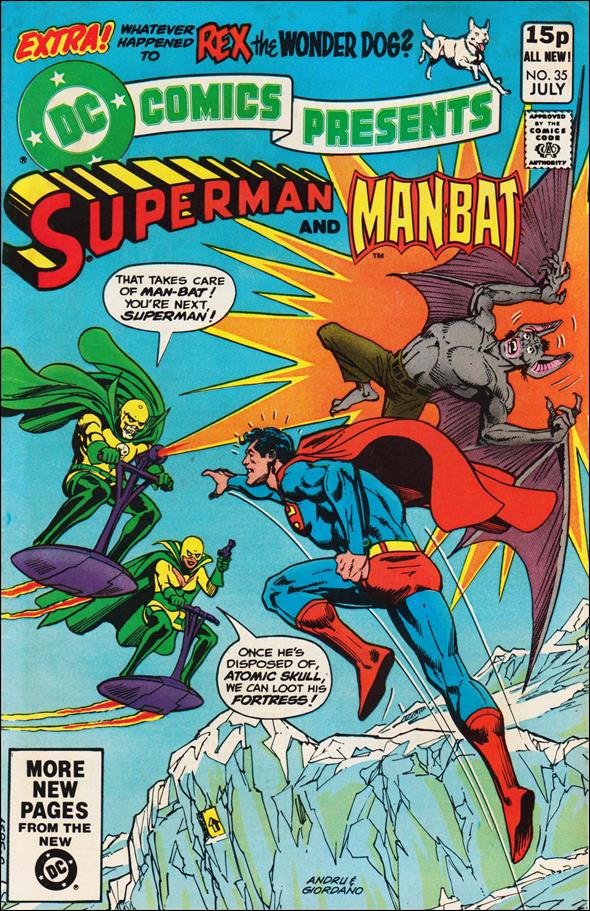 DC Comics Presents issue 35-B UK Price Cover