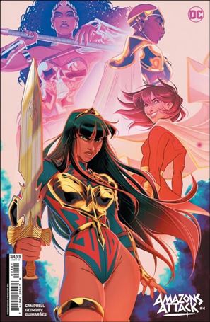 Amazons Attack (2023) issue 4-B Sweeney Boo Cardstock Cover