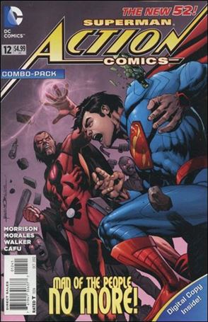 Action Comics (2011) issue 12-B Polybagged Rags Morales Cover Combo Pack