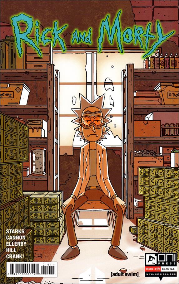 Rick and Morty (2015) issue 19 CJ Cannon Cover