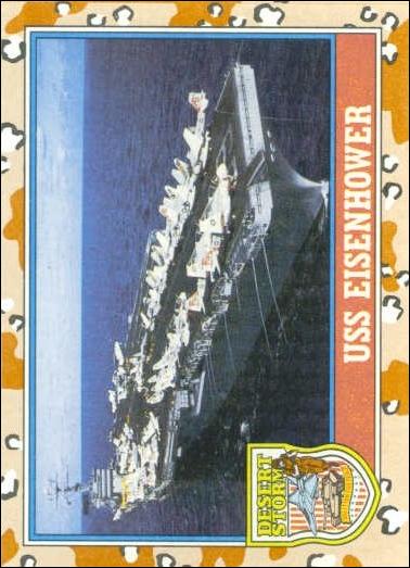Desert Storm: Series 2 (Base Set) card 120 USS Eisenhower