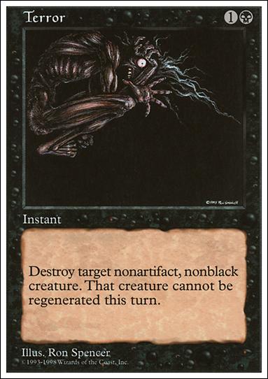 Magic the Gathering: Anthologies (Base Set) card 27 Terror