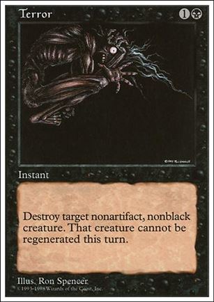 Magic the Gathering: Anthologies (Base Set) card 27 Terror