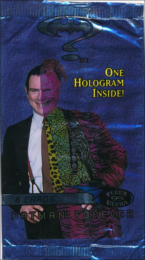 Batman Forever Fleer Ultra card 2-D Sealed Pack - Two-Face