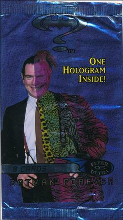 Batman Forever Fleer Ultra card 2-D Sealed Pack - Two-Face