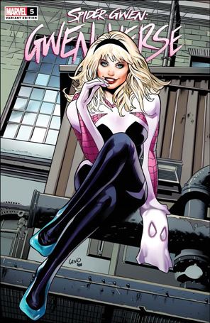 Spider-Gwen: Gwenverse issue 5-B Greg Land Homage Cover