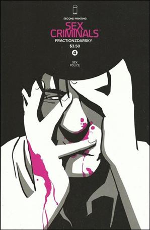 Sex Criminals issue 4-B Black, White & Pink Cover (2nd Printing)