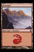 Magic the Gathering: Commander (Base Set) card 313 Mountain