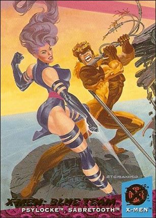 1994 Fleer Ultra X-Men (Base Set) card 112 X-Men: Blue Team Part 1