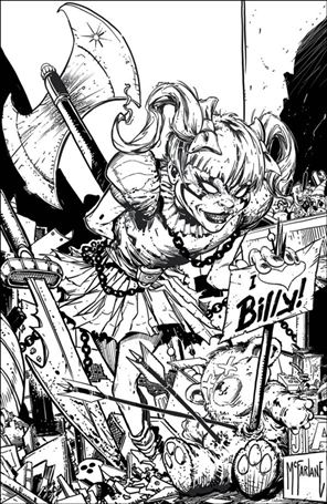 Curse of Sherlee Johnson issue 1-C Todd McFarlane B&W Virgin Cover