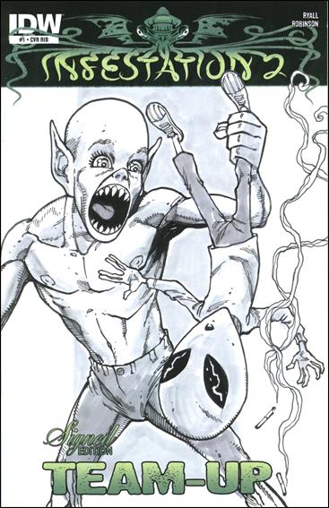 Infestation 2 Team-Up issue 1-E A. Robinson Signed Ed. Unsigned 1:25 Cover