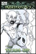 Infestation 2 Team-Up issue 1-E A. Robinson Signed Ed. Unsigned 1:25 Cover