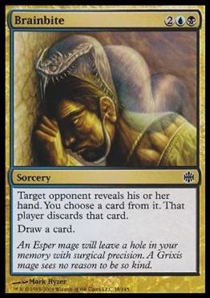 Magic The Gathering: Alara Reborn (Base Set) card 18-B Brainbite (foil)