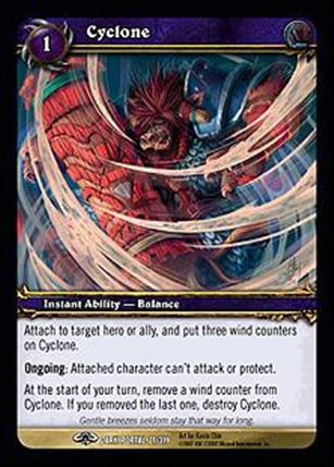 World of Warcraft: Through the Dark Portal (Base Set) card 21 Cyclone