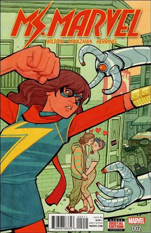 Ms. Marvel (2016) issue 2 Cliff Chiang Cover