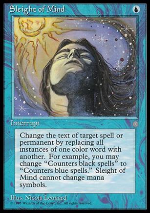 Magic the Gathering: Ice Age (Base Set) card 99 Sleight of Mind