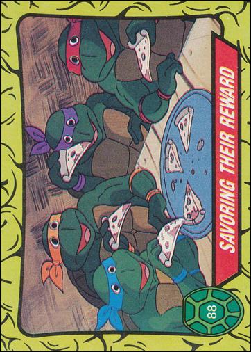 Teenage Mutant Ninja Turtles: Series 1 (Base Set) card 88 Savoring Their Reward