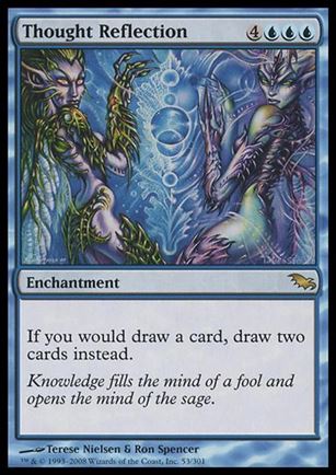 Magic the Gathering: Shadowmoor (Base Set) card 53 Thought Reflection
