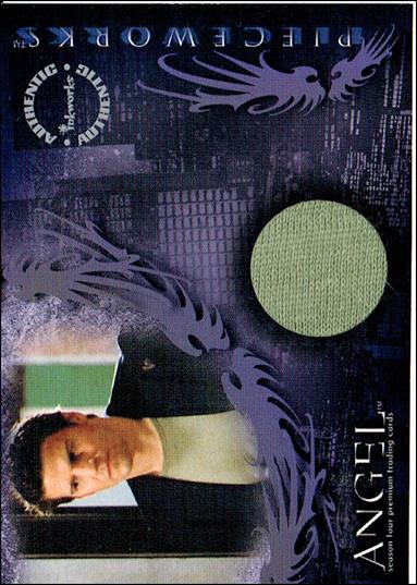 Angel: Season Four (Pieceworks Subset) card PW1 David Boreanaz as Angel - Green T-Shirt